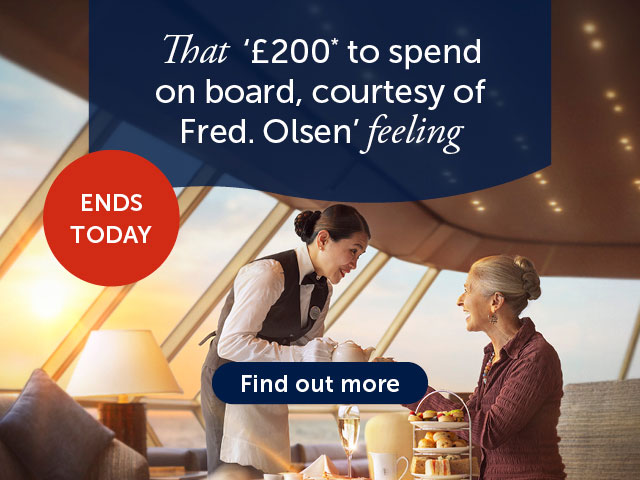 Guest being served afternoon tea in the Observatory