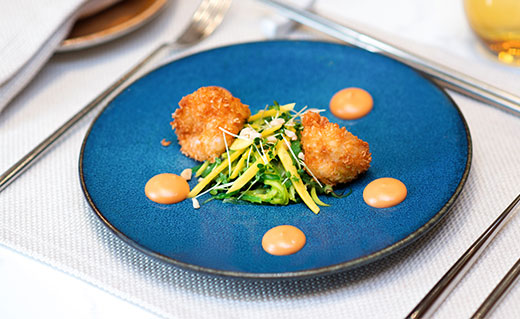 Coconut fried shrimp, Asian dish, Colours and Tastes