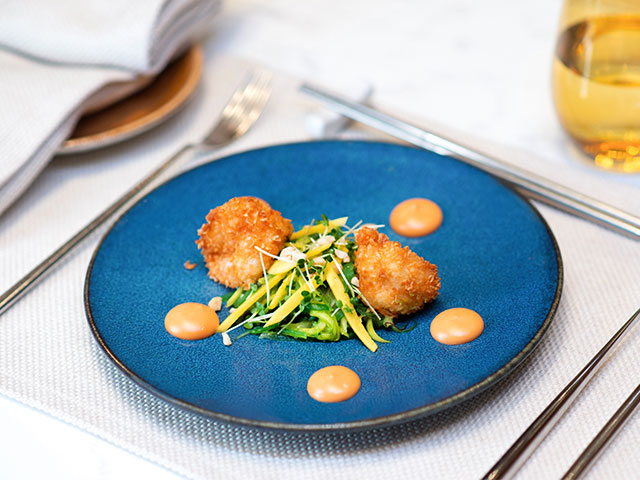 Coconut fried Shrimp, Asian dish, Colours and Tastes