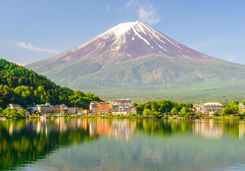 Views of Mount Fuji, Japan