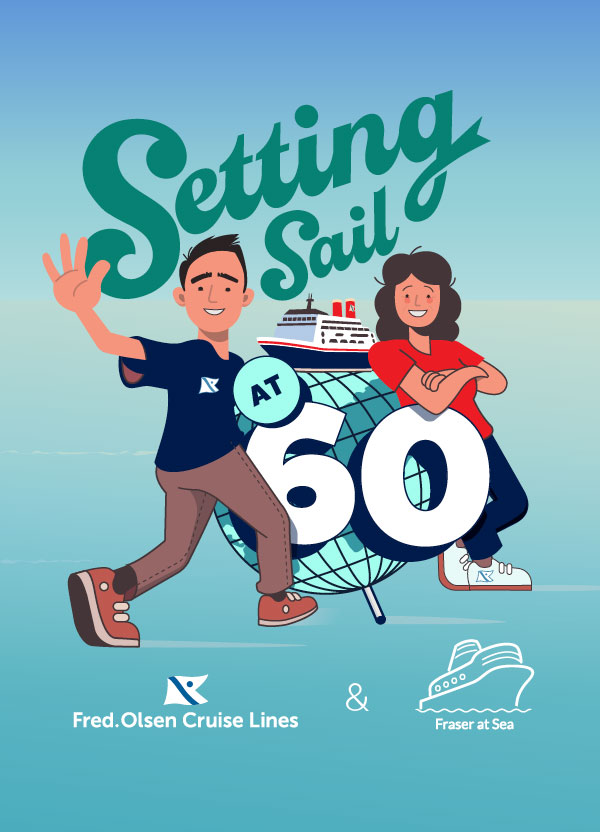 Setting Sail at Sixty graphic - Fraser and his Mum