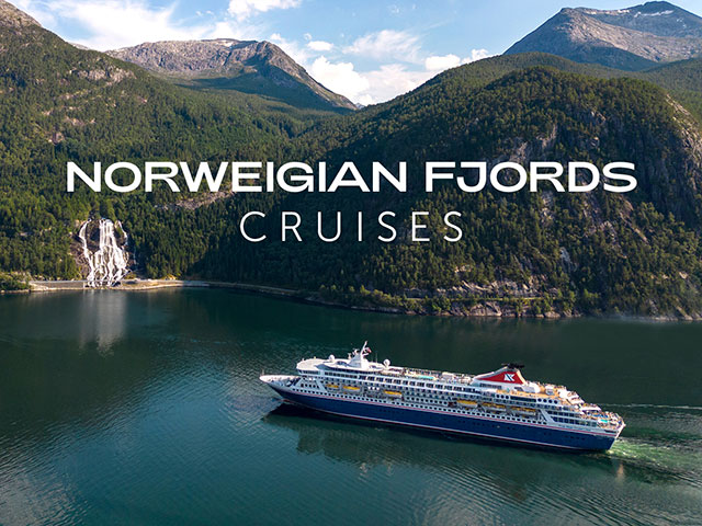 Balmoral scenic cruising, Fureberg Waterfall, Norway