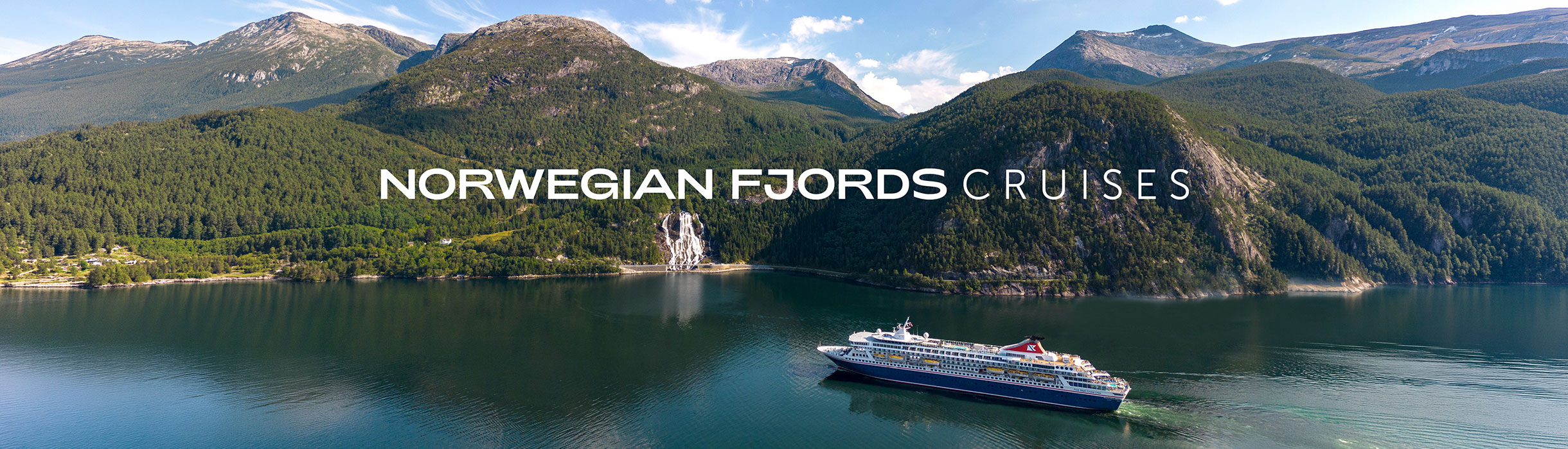 Balmoral scenic cruising, Fureberg Waterfall, Norway