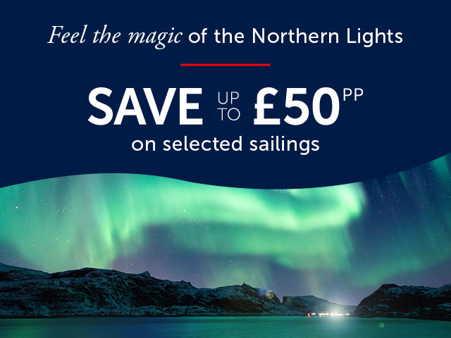 Display of Northern lights in Norway