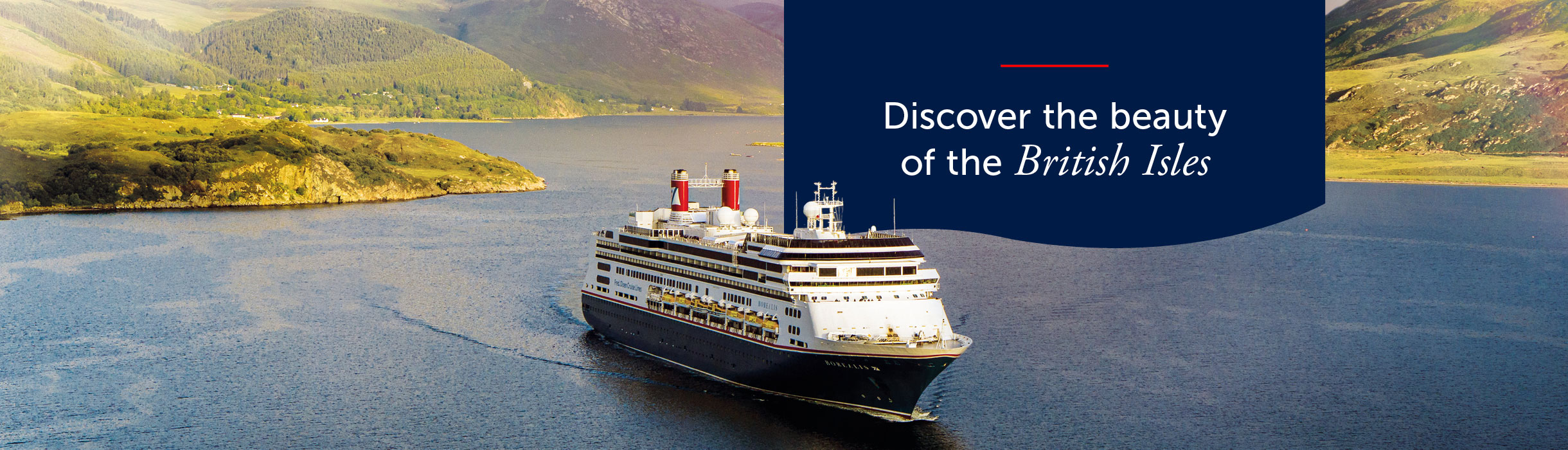 Borealis cruising  in Scotland