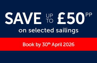 Save up to £50pp on selected sailings