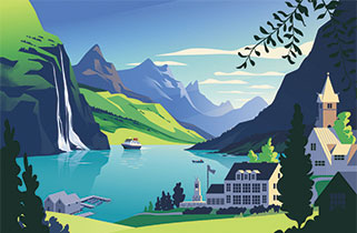 Norway Illustration