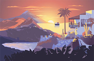 Canaries and Cape Verde Illustration