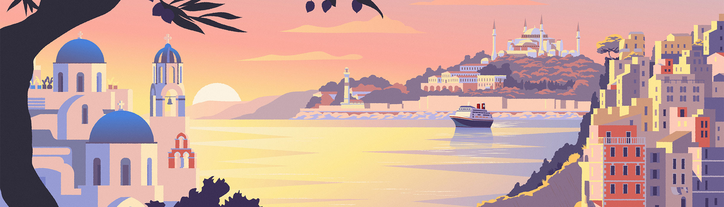 Mediterranean Grand Voyage Illustration
