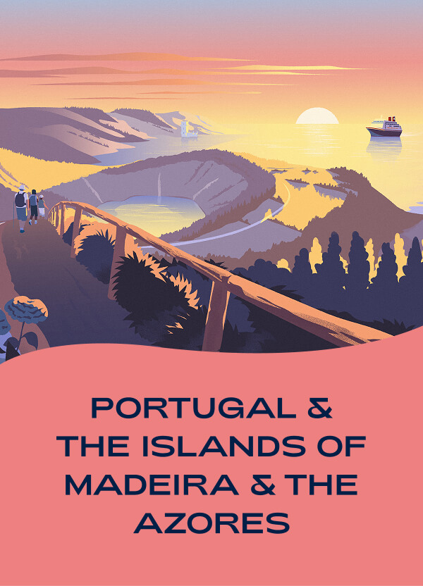 Portugal & The Islands of Madeira Cruise Destination Illustration