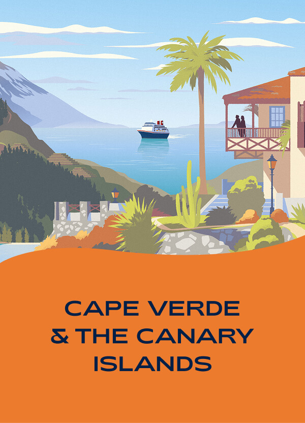Cape Verde & The Canaries Cruise Destination Illustration