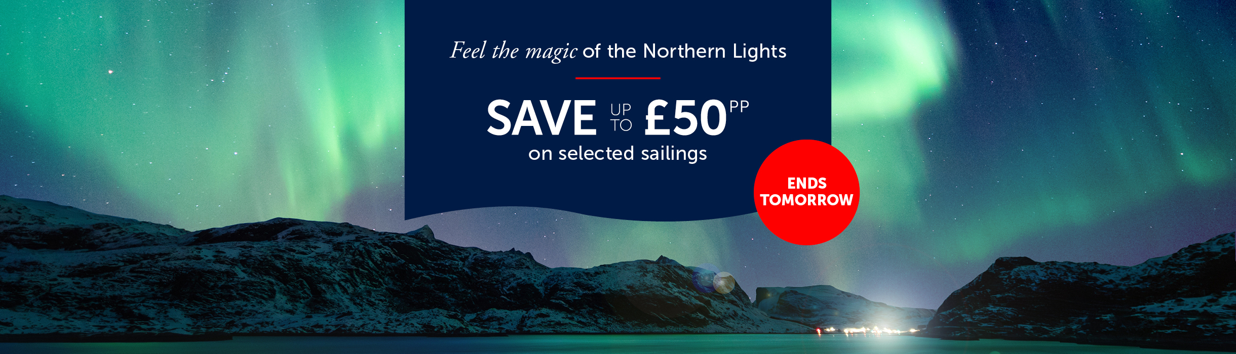 Northern Lights Spring Offer - ends tomorrow!