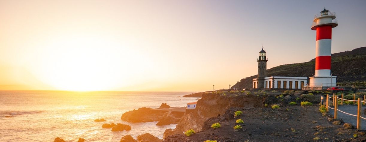 Faro de Fuencaliente and the lighthouse in La Palma
