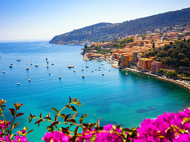 Villefranche sur Mer in French Riviera 