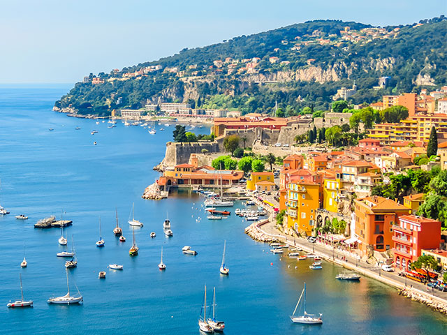 Views of Villefranche-sur-Mer, Cote d'Azur, Villefranche, France