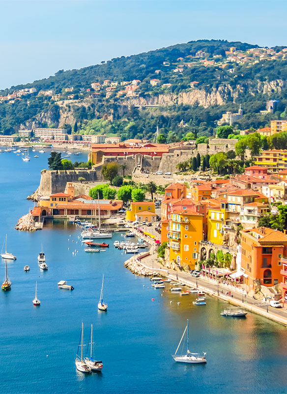 Views of Villefranche-sur-Mer, Cote d'Azur, Villefranche, France