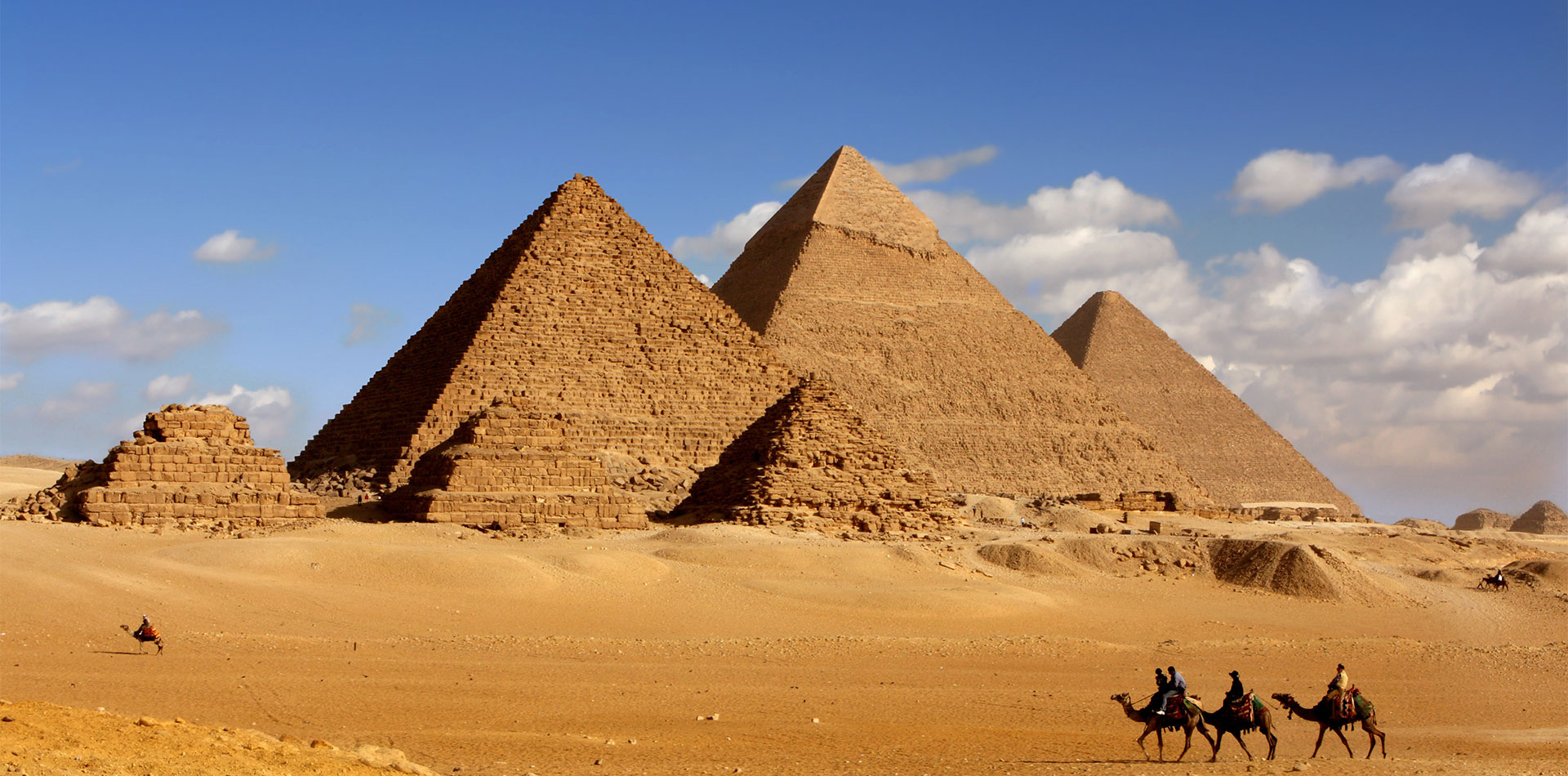 Pyramids Giza, Cairo in Egypt 