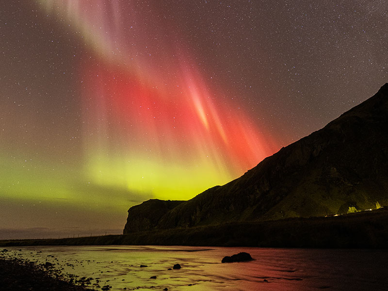 Displays of the Northern Lights, pictured by Wil Cheung
