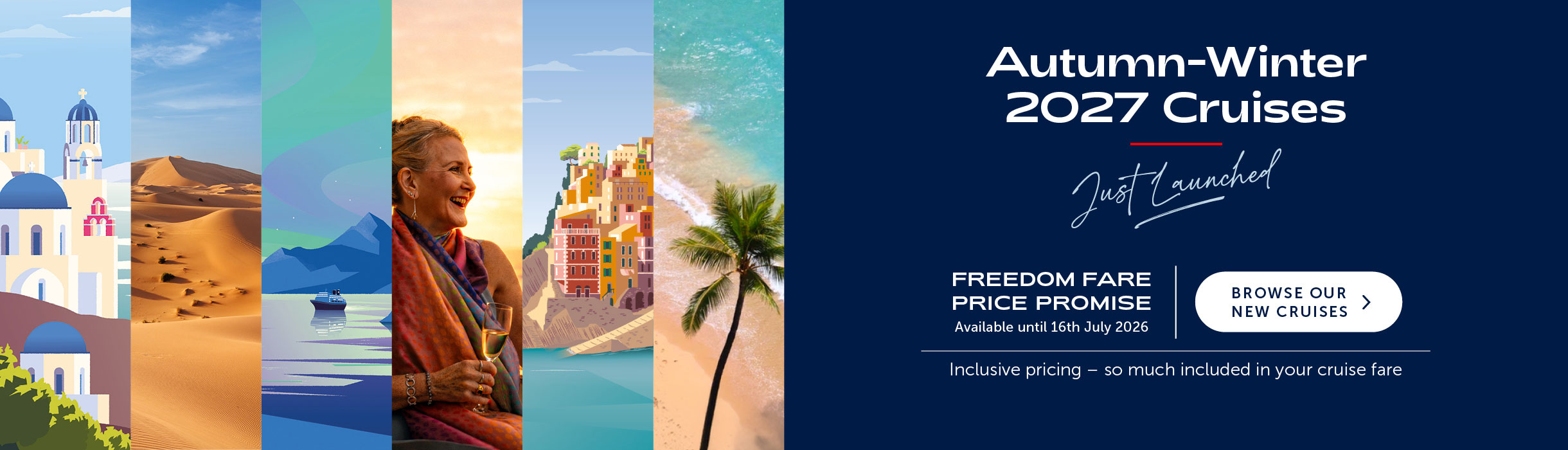 Autumn-Winter 2027 new cruises