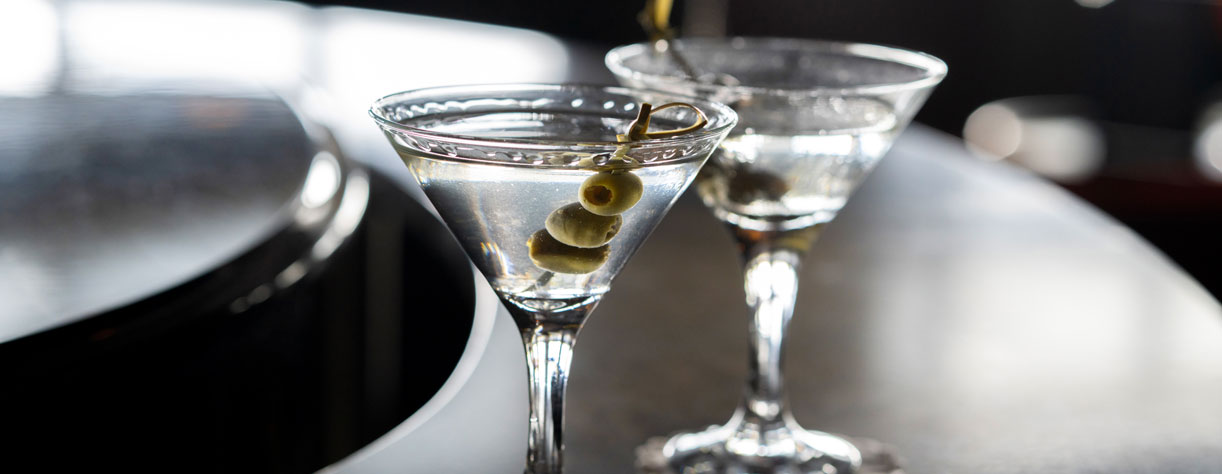 Martinis in the Piano bar
