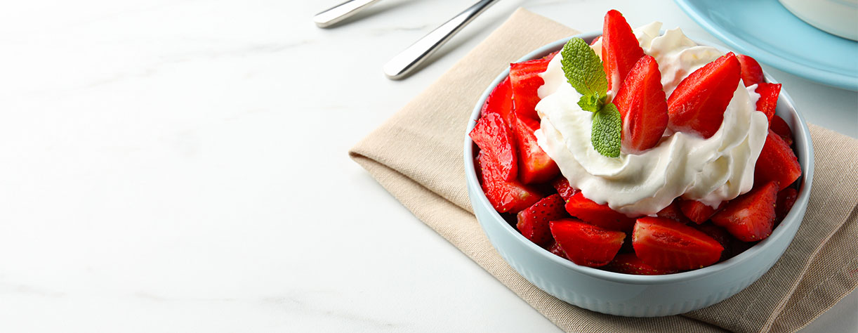 Strawberries and cream