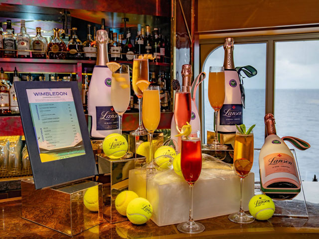 On Board Wimbledon inspired drinks
