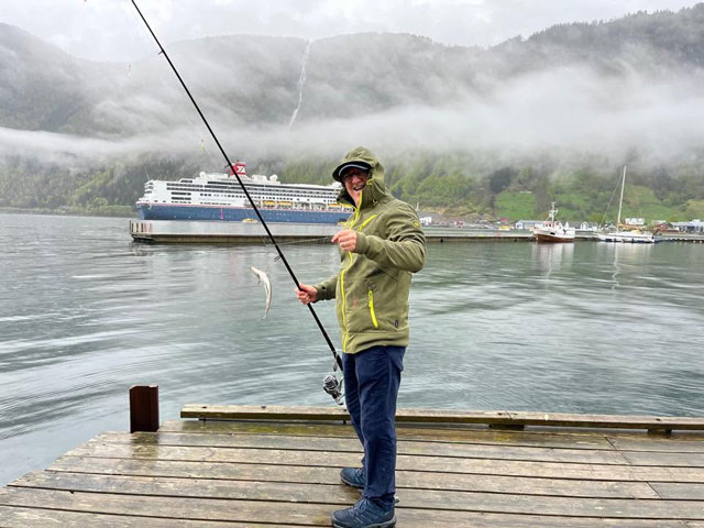 A memorable catch in Vik