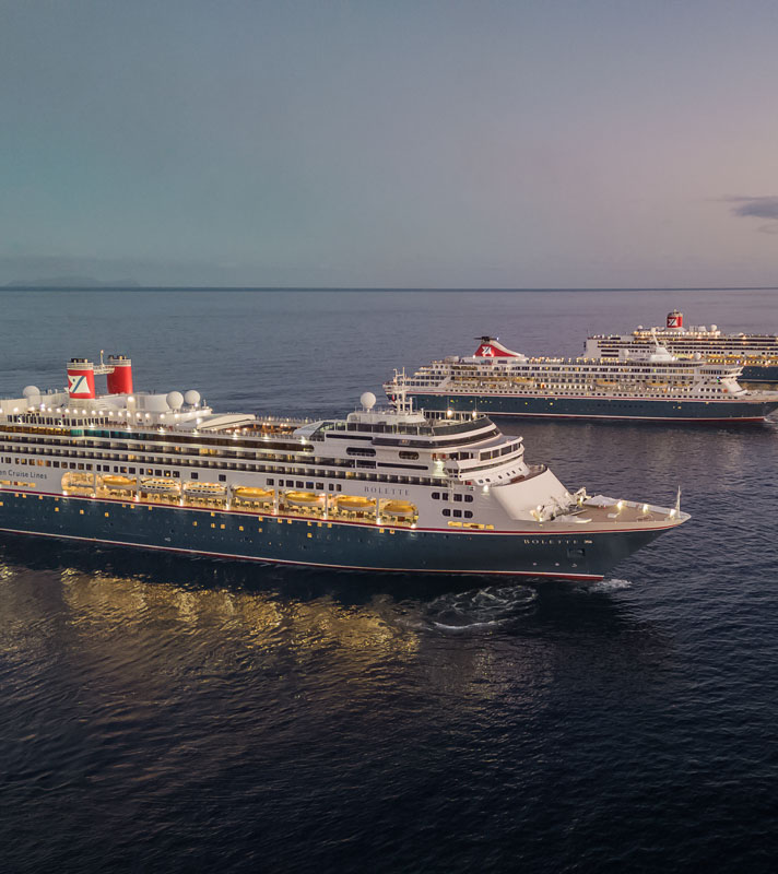 Fred. Olsen fleet together