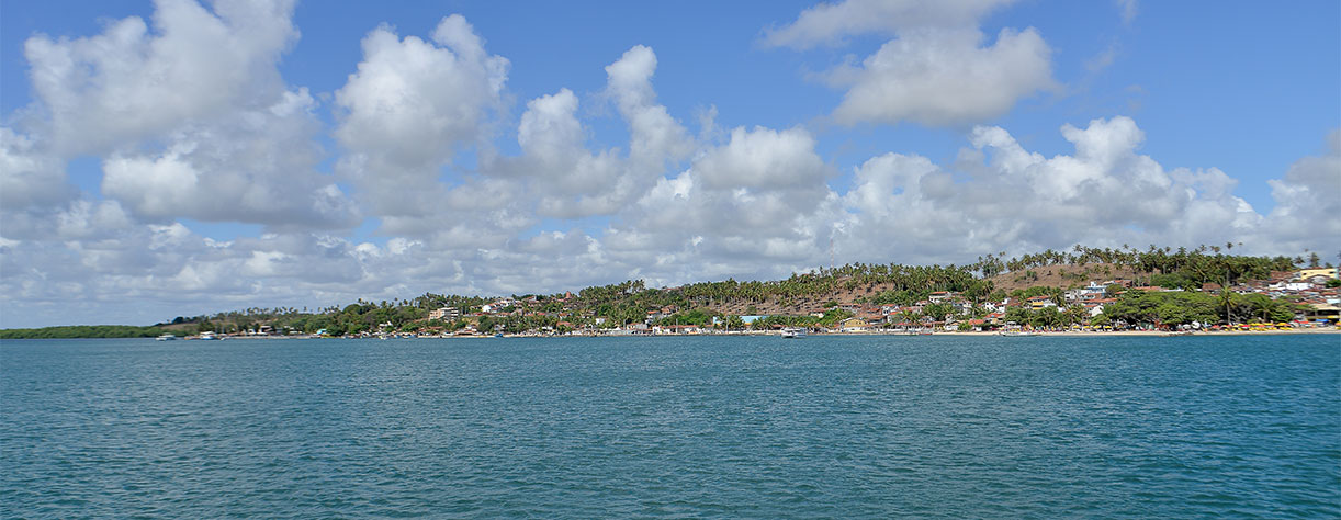 Cruising past Barra Norte, Brazil