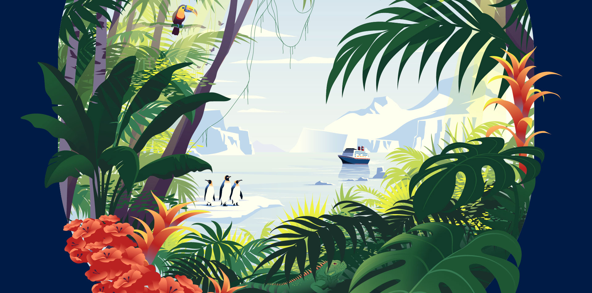 Amazon and Antarctic 