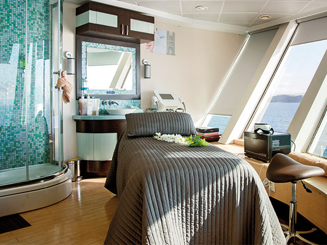 Treatment room on board Balmoral