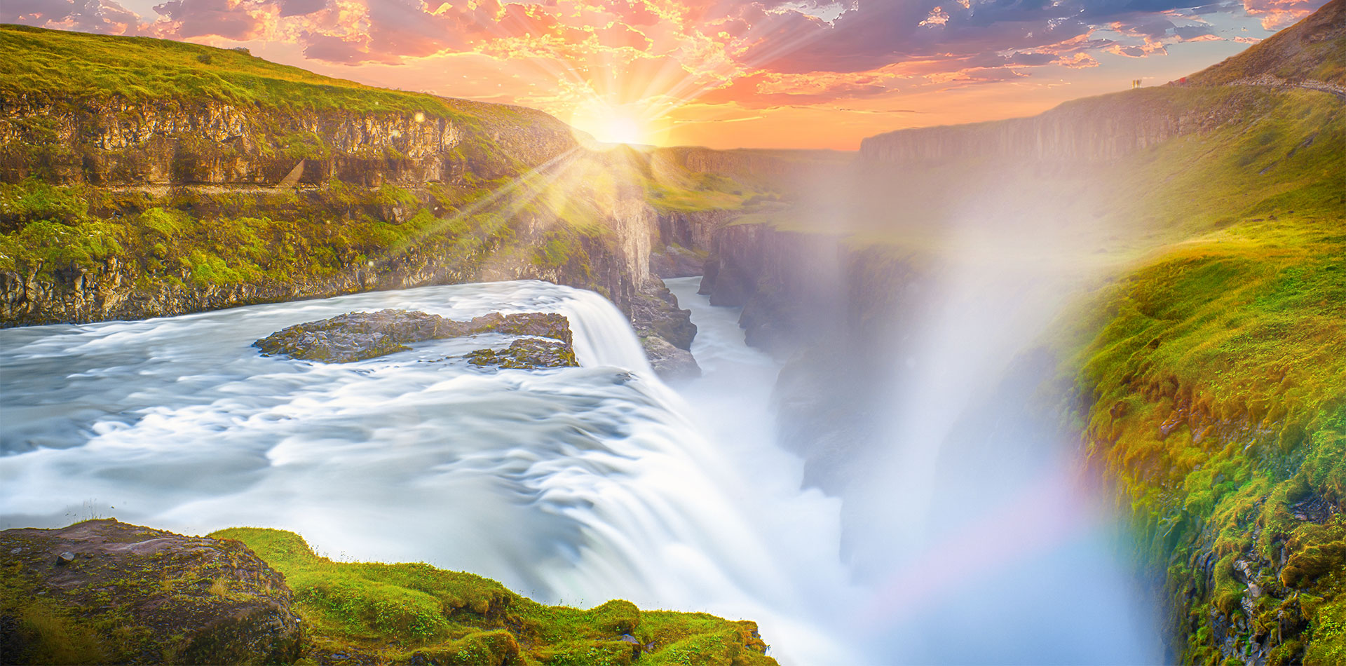 Gullfoss waterfall, Iceland
