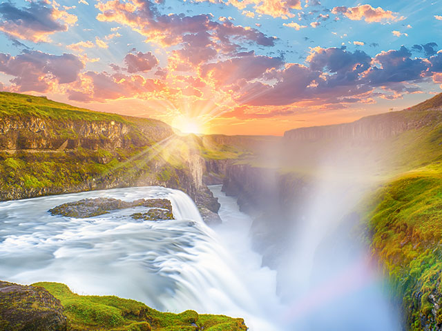 Gullfoss waterfall, Iceland