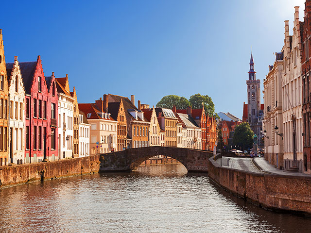 Bruges canal in Belgium