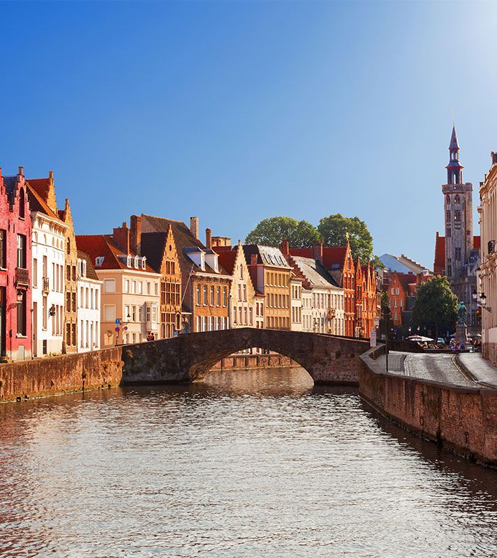 Bruges canal in Belgium