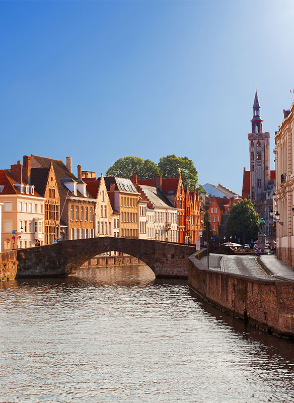 Bruges canal in Belgium