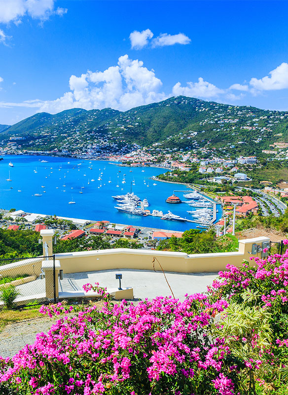 Caribbean, St Thomas US Virgin Islands.